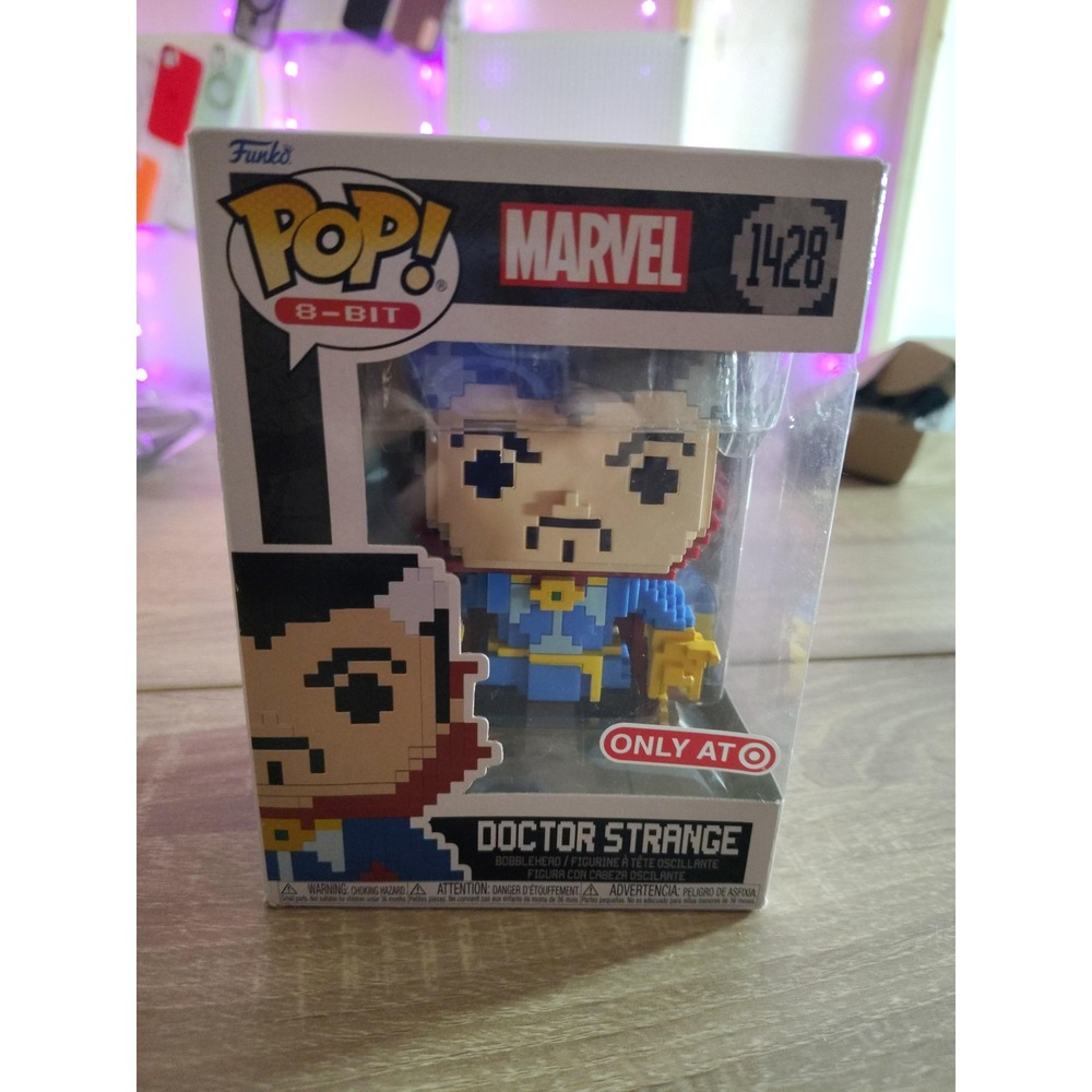 Funko Pop Marvel 8 Bit Doctor Strange 1428 Vinyl Figure Boxed